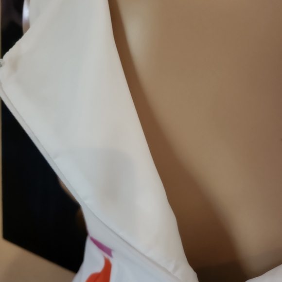 Colorful sleeveless pleated dress - Picture 9 of 13